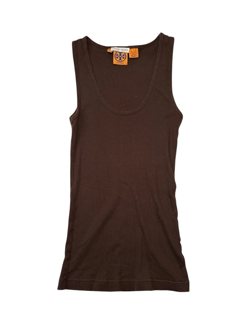 Tory Burch Brown Tank Top Size Medium